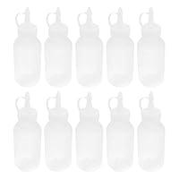 Algopix Similar Product 4 - uxcell 10 Pcs 100ml Clear Squeeze