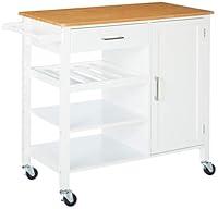 Algopix Similar Product 17 - Merax Storage Cart Mobile Kitchen