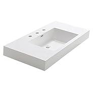 Algopix Similar Product 16 - Fresca Mezzo 40 White Integrated