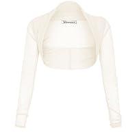 Algopix Similar Product 1 - Womens Sheer Mesh Chiffon Bolero Shrug