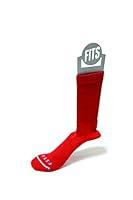 Algopix Similar Product 11 - FITS Light Hiker – Crew Socks, Red, S