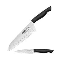 Algopix Similar Product 13 - 2 Piece set 7 Inch Santoku with 4 Inch
