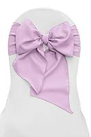 Algopix Similar Product 10 - LA Linen Polyester Poplin Chair Bow