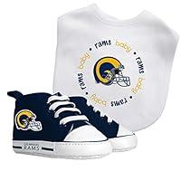 Algopix Similar Product 15 - Baby Fanatic Los Angeles Rams BibPre
