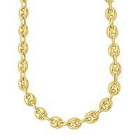 Algopix Similar Product 11 - 14k Yellow Gold Mariner Link Chain Mens
