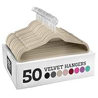 Algopix Similar Product 6 - Zober Velvet Hangers 50 Pack  Heavy