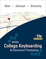 Algopix Similar Product 18 - Gregg College Keyboarding  Document