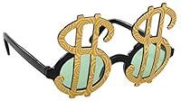 Algopix Similar Product 1 - Gold Dollar Sign Glasses