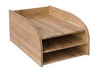 Algopix Similar Product 10 - Osco Bamboo Three Tier Letter Tray