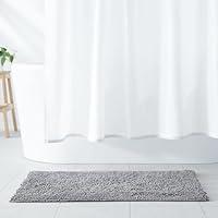 Algopix Similar Product 10 - Amazon Basics Platinum Bathroom Rugs
