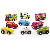 Algopix Similar Product 4 - Bigjigs Rail Wooden Vehicle Pack