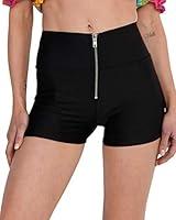 Algopix Similar Product 1 - iHeartRaves High Waisted Zipper Booty