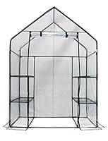 Algopix Similar Product 9 - Homewell Walkin Greenhouse Kit 3 Tiers