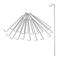 Algopix Similar Product 16 - Relaxdays Set of 20 Steel Pegs Camping