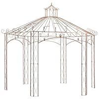 Algopix Similar Product 13 - vidaXL Garden Pavilion Antique Brown