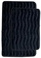 Algopix Similar Product 19 - Lavish Home Set of 2 Bath Rugs 