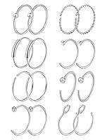 Algopix Similar Product 14 - Masedy 16Pcs 20G 316L Stainless Steel