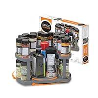 Algopix Similar Product 17 - Spice Rack Organizer for Cabinet 2 Tier