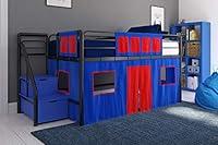 Algopix Similar Product 13 - DHP 4314429SET Loft Bed with Slide