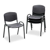 Algopix Similar Product 11 - Safco Stacking Chairs in Black Set of