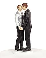 Algopix Similar Product 8 - Romance Gay Wedding Cake Topper