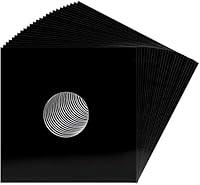 Algopix Similar Product 9 - 25 12 Record Jackets  Black Glossy