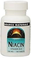 Algopix Similar Product 4 - Niacin, 100 tabs, Source Naturals