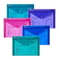 Algopix Similar Product 13 - Snopake A5 Polyfile Popper Wallet with