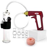 Algopix Similar Product 1 - LeLuv Maxi Red Penis Pump for Men