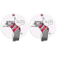 Algopix Similar Product 5 - Tatkraft Panda Self Adhesive Hooks for