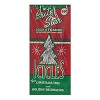 Algopix Similar Product 15 - Brite Star Silver 18Inch Icicle Tinsel