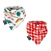 Algopix Similar Product 3 - Bebe au Lait Muslin Bandana Bib Set