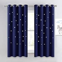 Algopix Similar Product 20 - NICETOWN Children Blue Blackout Curtain