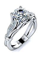 Algopix Similar Product 8 - Round Diamond Engagement Ring 105Ctw