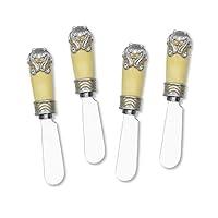 Algopix Similar Product 3 - Supreme Housewares 4Piece Hand Painted