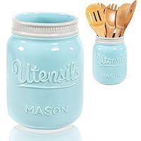 Algopix Similar Product 15 - Wide Mouth Mason Utensil Holder  Large