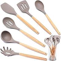 Algopix Similar Product 1 - Silicone Bamboo Nonstick Kitchen