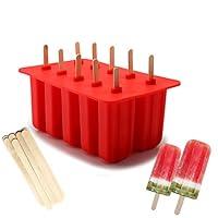 Algopix Similar Product 16 - Xmifer Popsicle Molds Silicone Ice Pop
