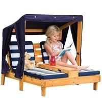 Algopix Similar Product 19 - KidKraft Wooden Outdoor Double Chaise