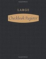 Algopix Similar Product 11 - Large Checkbook Register Personal