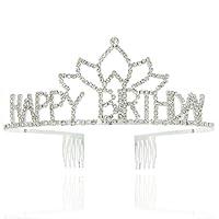 Algopix Similar Product 11 - Happy Birthday Tiara for Birthday Party