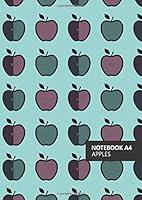 Algopix Similar Product 9 - Apples Notebook  A4 Winter Turquoise