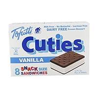 Algopix Similar Product 16 - Tofutti Vanilla Cuties Ice Cream Bars