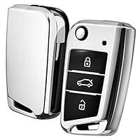Algopix Similar Product 15 - OATSBASF Car Key Fob Cover VW Key Case