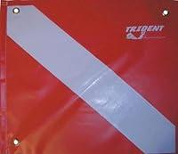 Algopix Similar Product 9 - Trident 14in x 16in Vinyl Dive Flag