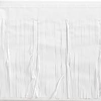 Algopix Similar Product 16 - White Vinyl Fringe Parade Material