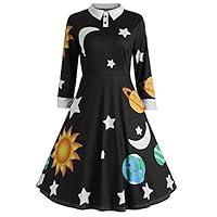 Algopix Similar Product 9 - Women Vintage Peter Pan Collar Long