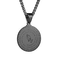 Algopix Similar Product 11 - HZMAN Bible Verse Prayer Necklace