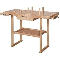 Algopix Similar Product 1 - TecTake Workbench 117 x 475 x 83 cm