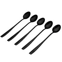 Algopix Similar Product 12 - Yubine Black Stainless Steel Long